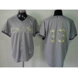 New York Yankees #13 Alex Rodriguez Gray With Camo Jersey
