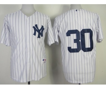New York Yankees #30 David Robertson White Jersey