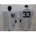 New York Yankees #33 Greg White No Name Stitched MLB Nike Cool Base Jersey