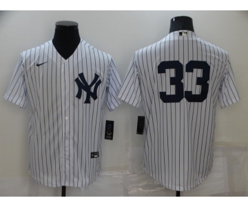 New York Yankees #33 Greg White No Name Stitched MLB Nike Cool Base Jersey