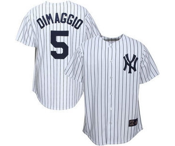 New York Yankees #5 DIMAGGIO white Jersey
