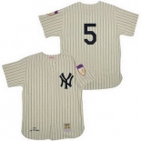 New York Yankees #5 Joe DiMaggio white Mitchelland Ness jerseys