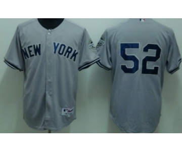 New York Yankees #52 CC Sabathia Gray Jersey