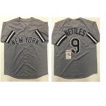 New York Yankees #9 Graig Nettles Grey Baseball Jersey