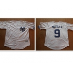 New York Yankees #9 Graig Nettles White Button Baseball Jersey