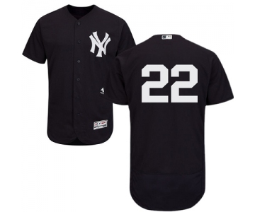 Yankees 22 Jacoby Ellsbury Navy Flexbase Jersey