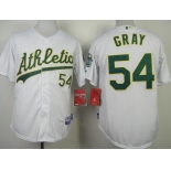 Oakland Athletics #54 Sonny Gray White Jersey