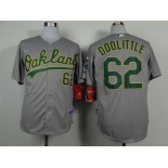 Oakland Athletics #62 Sean Doolittle Gray Jersey