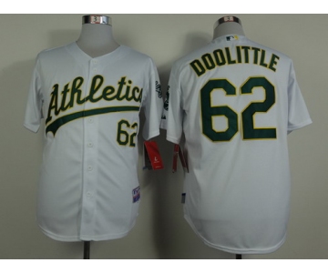 Oakland Athletics #62 Sean Doolittle White Jersey