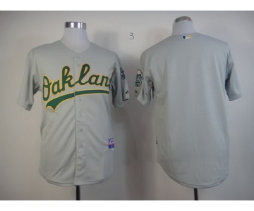 Oakland Athletics Blank Gray Jersey