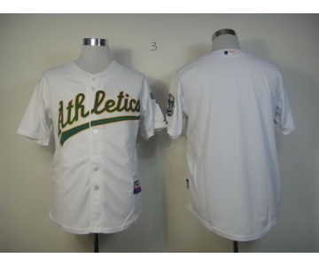 Oakland Athletics Blank White Jersey