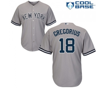 New York Yankees #18 Didi Gregorius Grey New Cool Base Stitched MLB Jersey