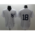 Yankees 18 Didi Gregorius White Cool Base MLB Jersey