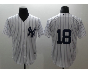 Yankees 18 Didi Gregorius White Cool Base MLB Jersey