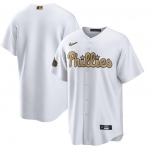Men's Philadelphia Phillies Blank White 2022 All-Star Cool Base Stitched Baseball Jersey