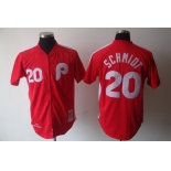 Philadelphia Phillies #20 Mike Schmidt 1979 Red Throwback Jersey