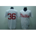 Philadelphia Phillies #36 Robin Roberts 1976 White Throwback Jersey