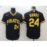 Men Pittsburgh Pirates 24 Bonds Black Game 2021 Nike MLB Jersey