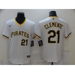 Men Pittsburgh Pirates Blank White Game 2021 Nike MLB Jersey