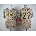 Men's Pittsburgh Pirates #27 Jung-Ho Kang 2014 Camo Jersey
