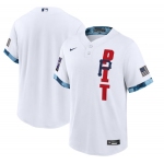 Men's Pittsburgh Pirates Blank 2021 White All-Star Cool Base Stitched MLB Jersey