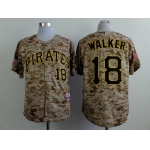Pittsburgh Pirates #18 Neil Walker 2014 Camo Jersey