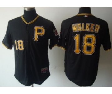 Pittsburgh Pirates #18 Neil Walker Black Jersey