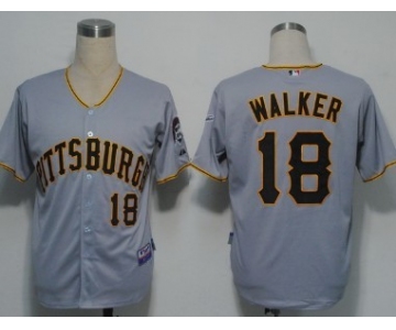 Pittsburgh Pirates #18 Neil Walker Gray Jersey