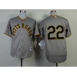 Pittsburgh Pirates #22 Andrew McCutchen 1953 Gray Jersey
