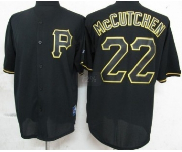 Pittsburgh Pirates #22 Andrew McCutchen Black Fashion Jersey