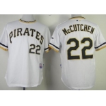 Pittsburgh Pirates #22 Andrew McCutchen White Pullover Cool Base Jersey