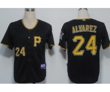 Pittsburgh Pirates #24 Pedro Alvarez Black Jersey