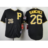 Pittsburgh Pirates #26 Tony Sanchez Black Jersey