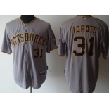 Pittsburgh Pirates #31 Jose Tabata Gray Jersey