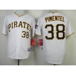 Pittsburgh Pirates #38 Stolmy Pimentel White Jersey