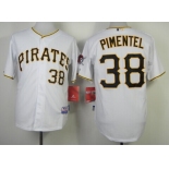 Pittsburgh Pirates #38 Stolmy Pimentel White Jersey