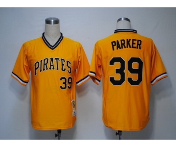 Pittsburgh Pirates #39 Dave Parker 1979 Yellow Throwback Jersey