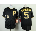 Pittsburgh Pirates #5 Josh Harrison Black Jersey