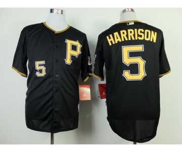 Pittsburgh Pirates #5 Josh Harrison Black Jersey