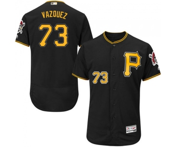Pittsburgh Pirates 73 Felipe Vazquez Black Flexbase Authentic Collection Stitched Baseball Jersey