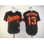 Baltimore Orioles #13 Manny Machado Black Jersey
