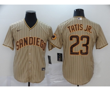Men's San Diego Padres #23 Fernando Tatis Jr. Gray Stitched MLB Cool Base Nike Jersey