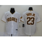 Men's San Diego Padres #23 Fernando Tatis Jr. White Stitched MLB Cool Base Nike Jersey