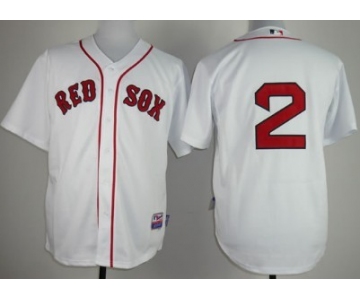 Boston Red Sox #2 Xander Bogaerts White Jersey