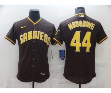 Men San Diego Padres 44 Musgrove brown Elite 2021 Nike MLB Jersey