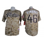 Men's San Diego Padres #46 Craig Kimbrel 2015 Camo Jersey