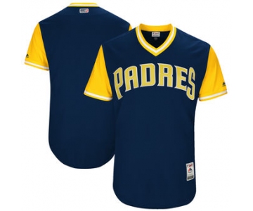 Men's San Diego Padres Majestic Navy 2017 Players Weekend Authentic Team Jersey