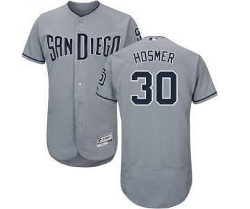 Padres 30 Eric Hosmer Gray Flexbase Authentic Collection Stitched MLB Jersey