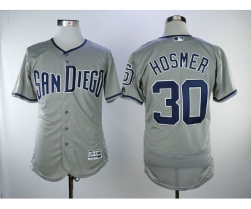Padres 30 HOSMER Grey New Cool Base MLB Jersey