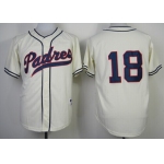 San Diego Padres #18 Carlos Quentin 1948 Cream Jersey